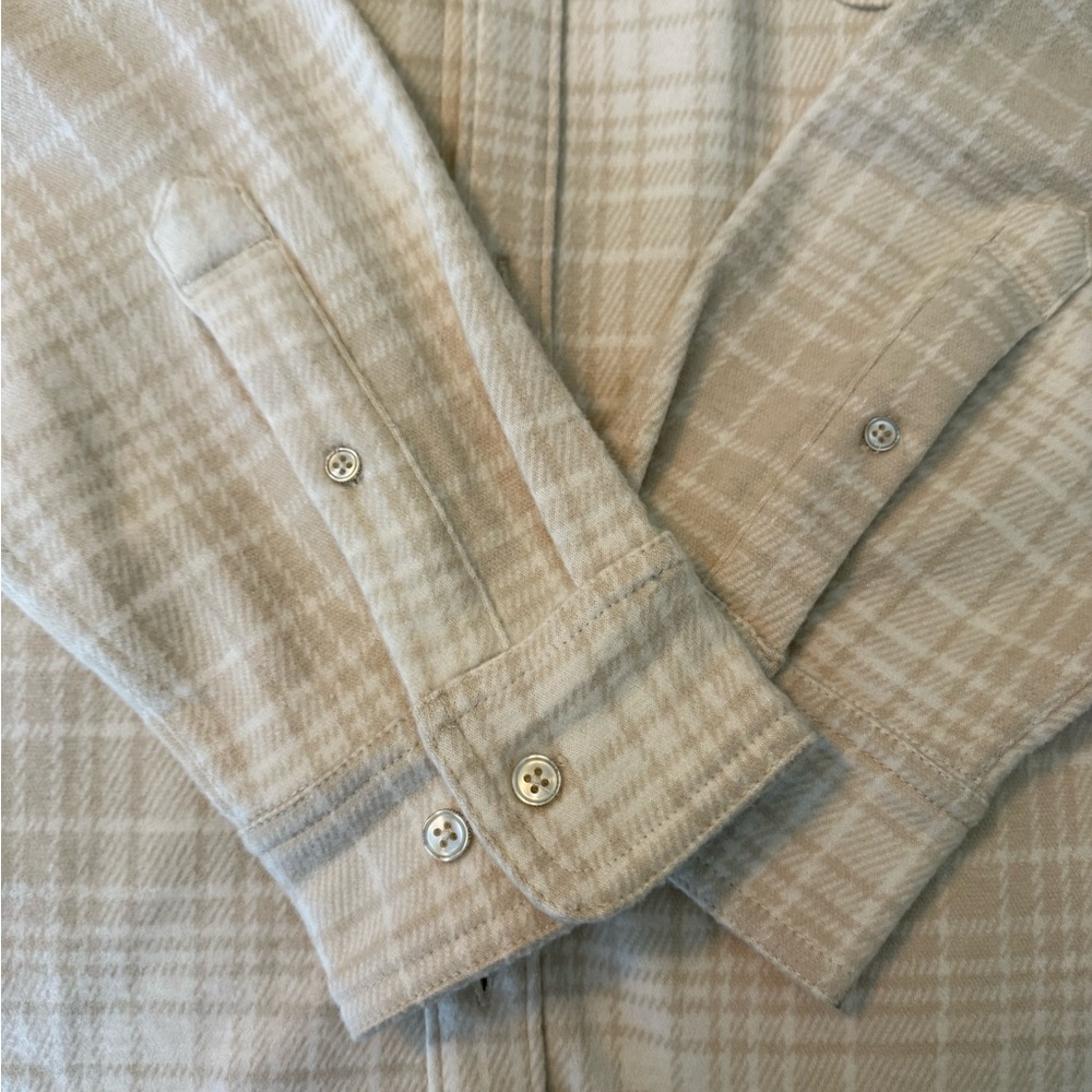 chubbies NWT Men’s XL Beige Plaid Button-Down Shirt - Picture 6 of 7